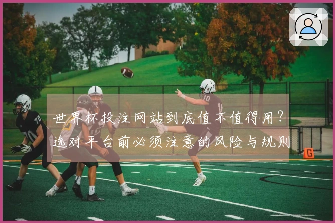 世界杯投注网站到底值不值得用？选对平台前必须注意的风险与规则解析